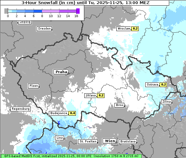 Neuschnee, 25. 11. 2025