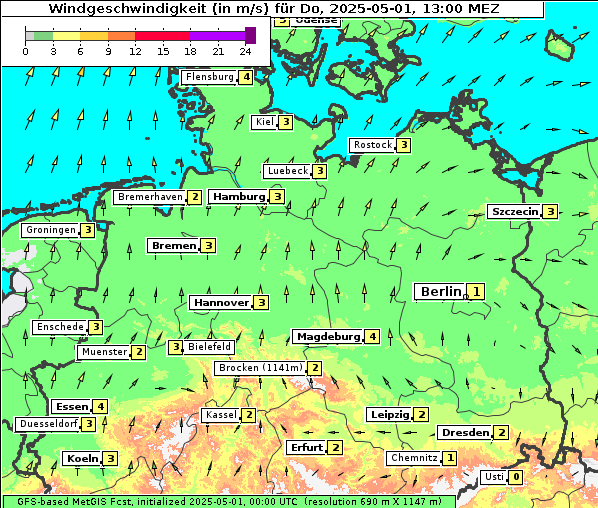 Wind, 1. 5. 2025