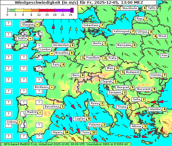 Wind, 5. 12. 2025