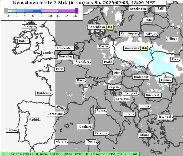 Neuschnee, 8. 2. 2026