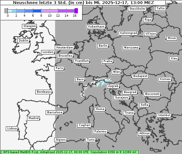 Neuschnee, 17. 12. 2025
