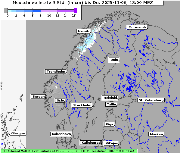 Neuschnee, 6. 11. 2025