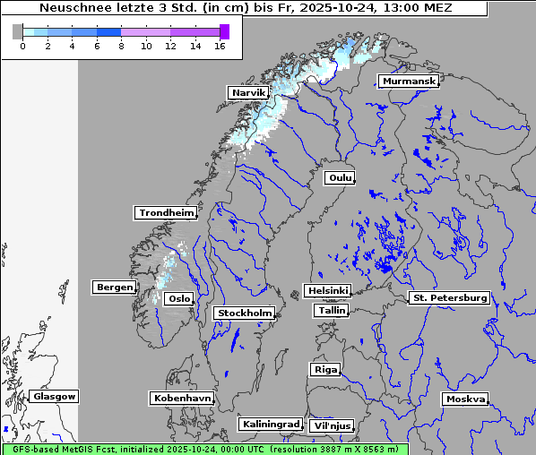 Neuschnee, 24. 10. 2025