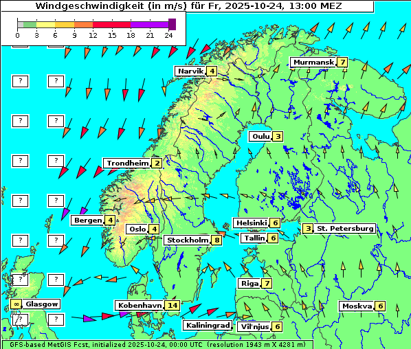 Wind, 24. 10. 2025