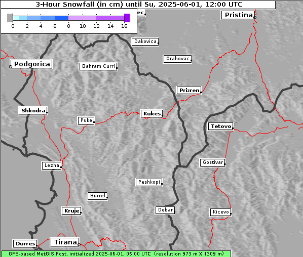 Neuschnee, 1. 6. 2025