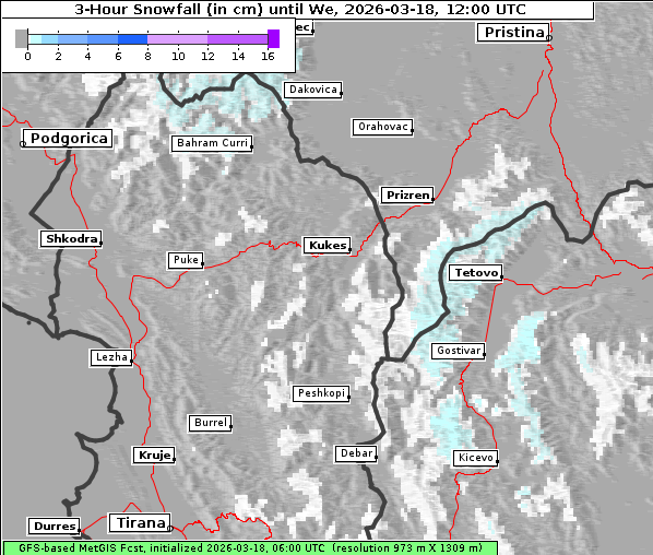 Neuschnee, 18. 3. 2026