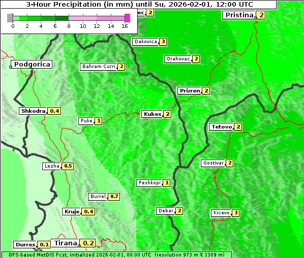 Niederschlag, 1. 2. 2026