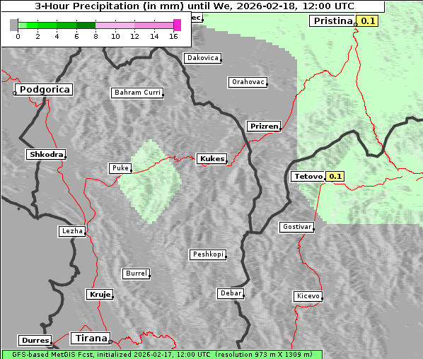 Niederschlag, 18. 2. 2026