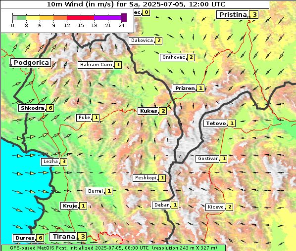 Wind, 5. 7. 2025
