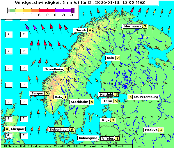 Wind, 13. 1. 2026