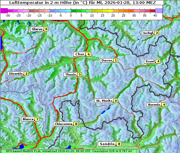Temperatur, 28. 1. 2026