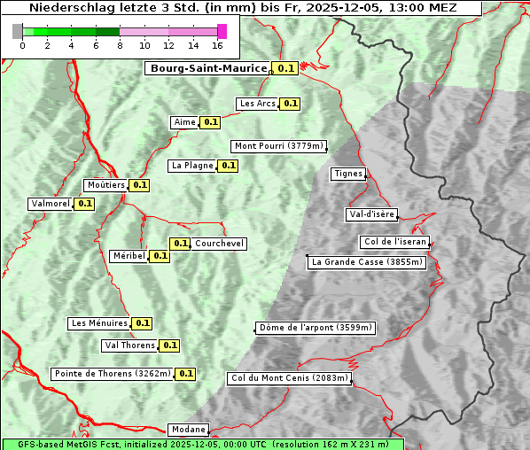 Niederschlag, 5. 12. 2025
