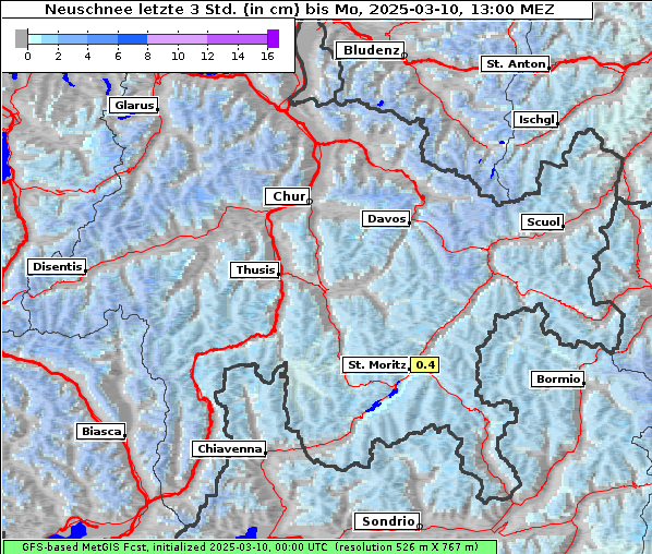 Neuschnee, 10. 3. 2025