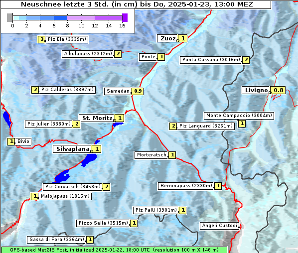 Neuschnee, 23. 1. 2025