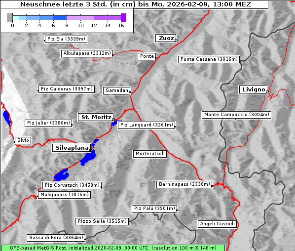 Neuschnee, 9. 2. 2026