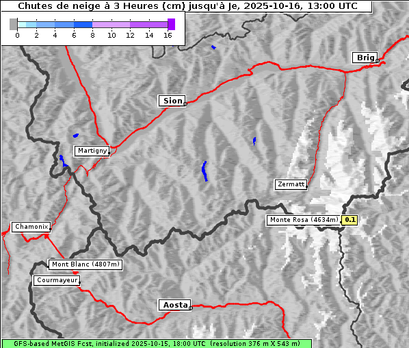 Neuschnee, 16. 10. 2025