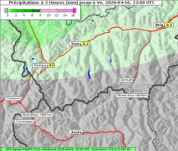 Niederschlag, 10. 4. 2026