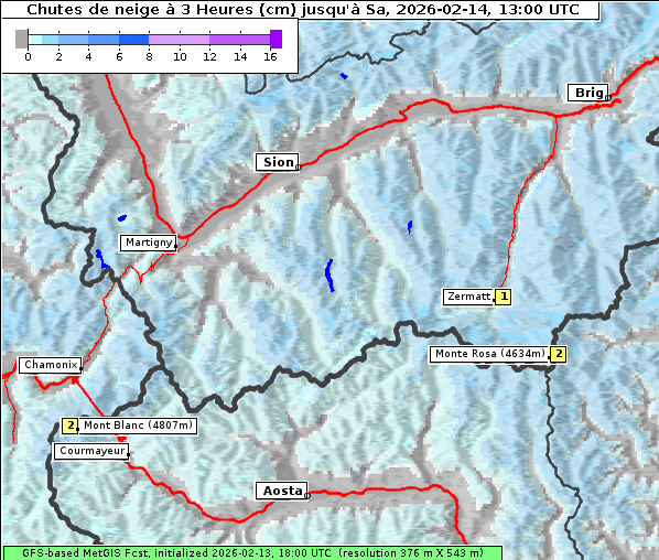 Neuschnee, 14. 2. 2026