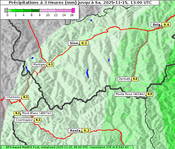 Niederschlag, 15. 11. 2025
