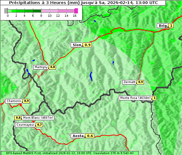 Niederschlag, 14. 2. 2026