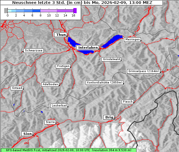 Neuschnee, 9. 2. 2026