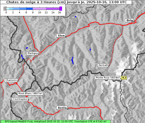 Neuschnee, 16. 10. 2025