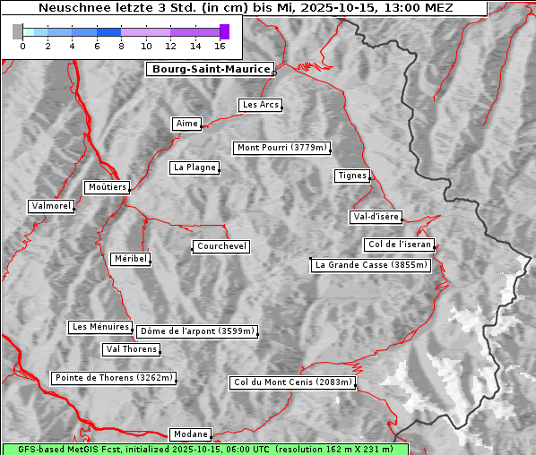 Neuschnee, 15. 10. 2025
