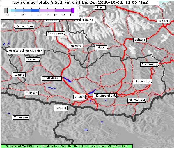 Neuschnee, 2. 10. 2025