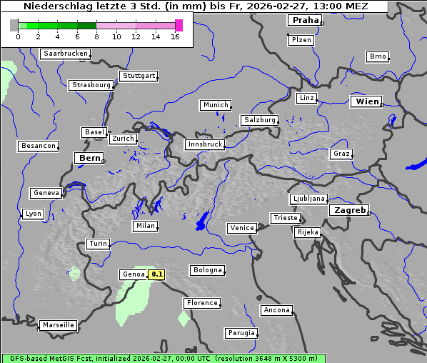 Niederschlag, 27. 2. 2026