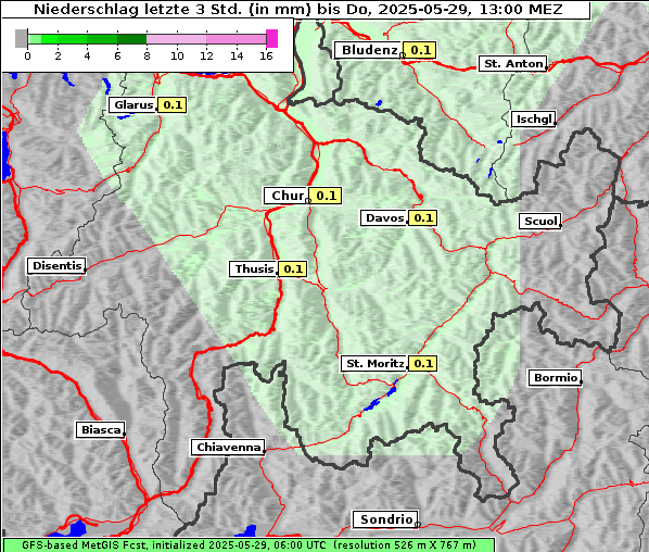 Niederschlag, 29. 5. 2025