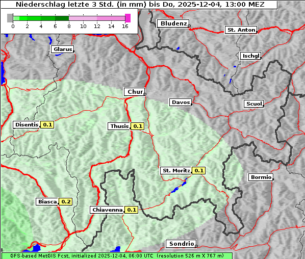 Niederschlag, 4. 12. 2025