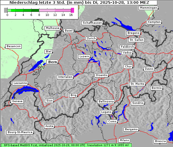 Niederschlag, 28. 10. 2025