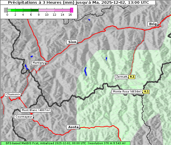 Niederschlag, 2. 12. 2025