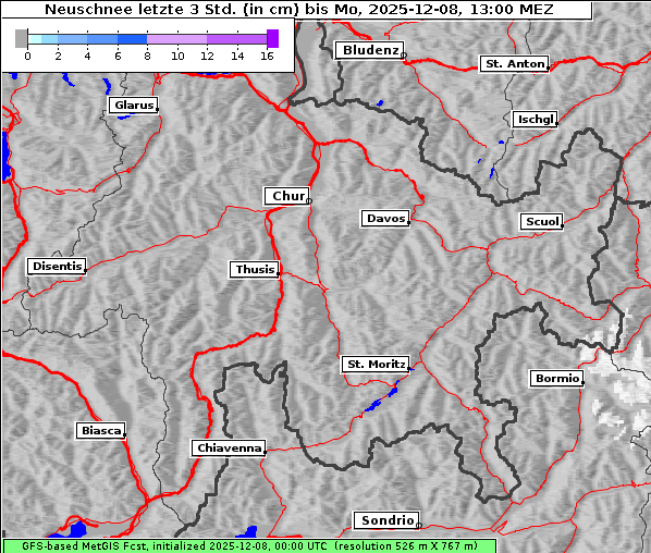 Neuschnee, 8. 12. 2025