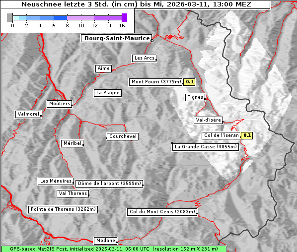 Neuschnee, 11. 3. 2026