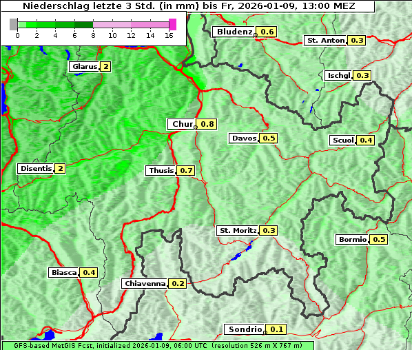 Niederschlag, 9. 1. 2026