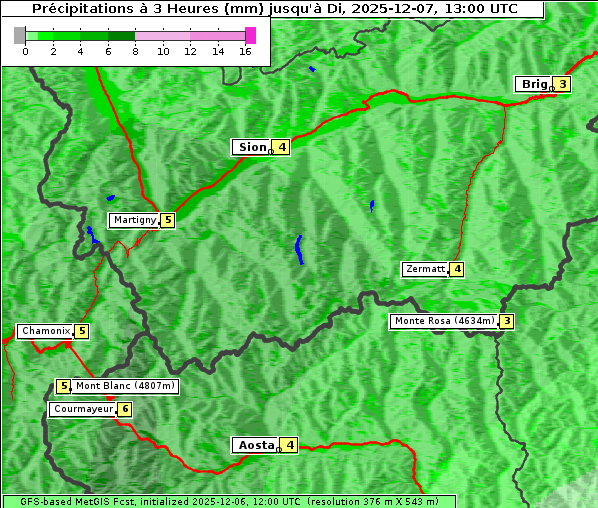 Niederschlag, 7. 12. 2025