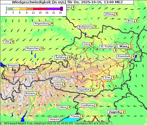 Wind, 16. 10. 2025