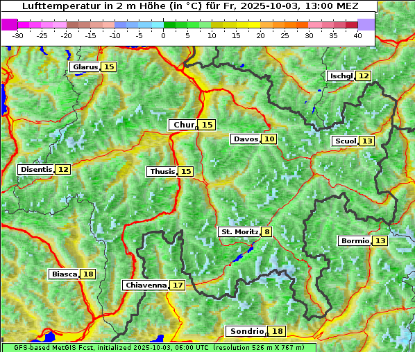 Temperatur, 3. 10. 2025