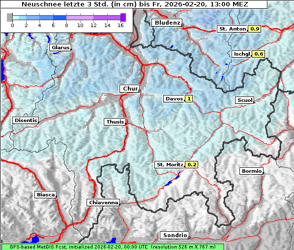 Neuschnee, 20. 2. 2026