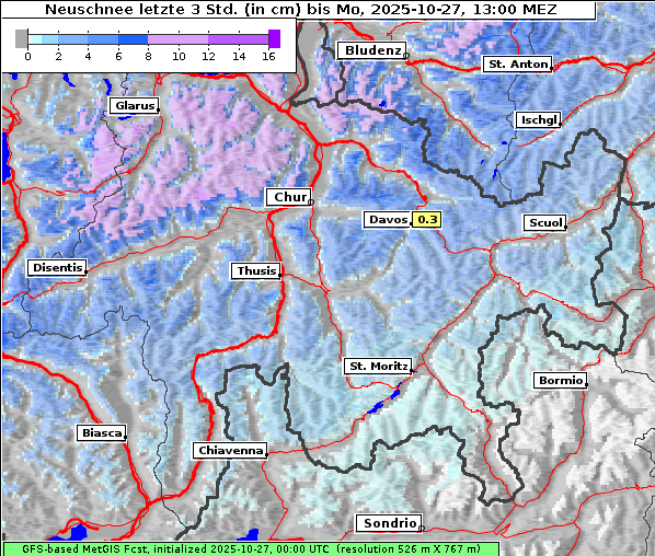 Neuschnee, 27. 10. 2025