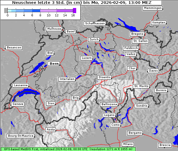 Neuschnee, 9. 2. 2026