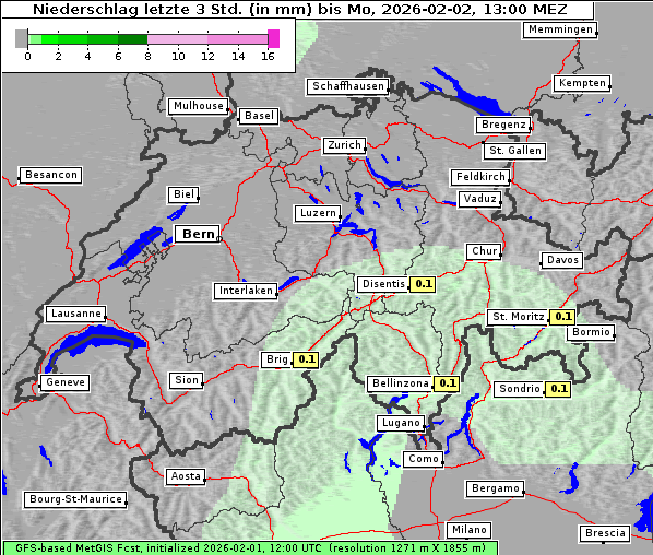 Niederschlag, 2. 2. 2026