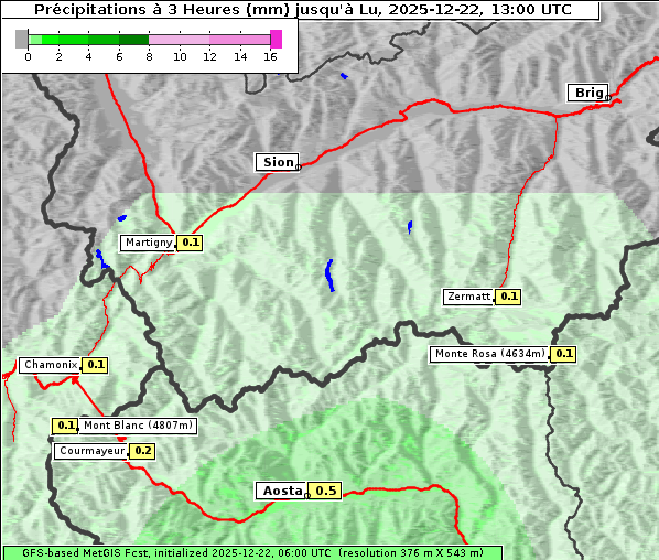 Niederschlag, 22. 12. 2025
