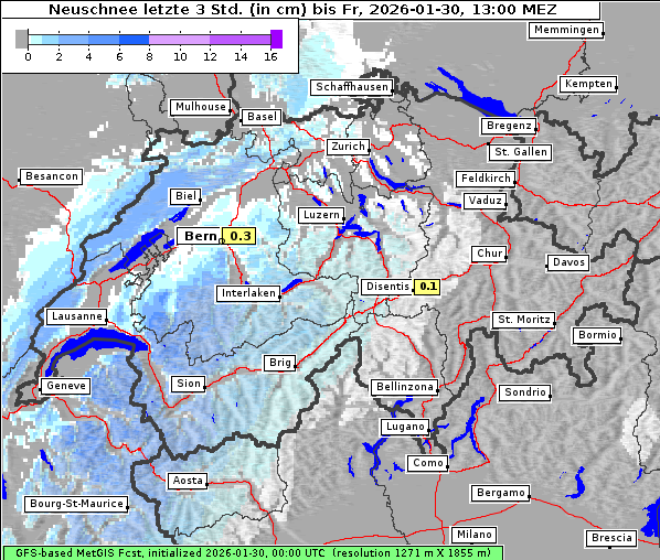 Neuschnee, 30. 1. 2026