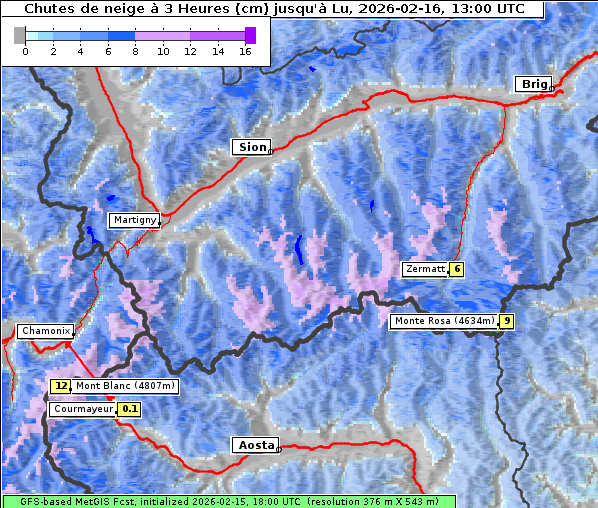 Neuschnee, 16. 2. 2026