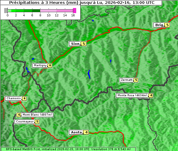 Niederschlag, 16. 2. 2026