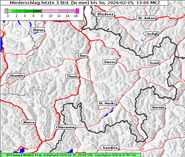 Niederschlag, 15. 2. 2026