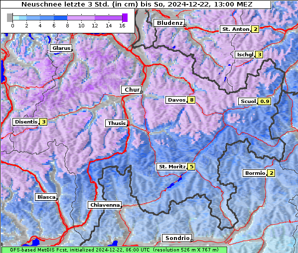 Neuschnee, 22. 12. 2024