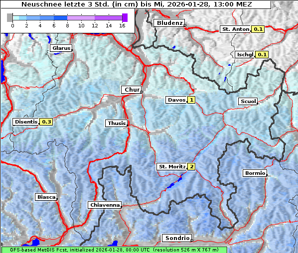 Neuschnee, 28. 1. 2026